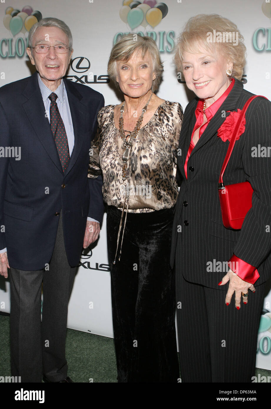 Oct 05, 2006; Beverly Hills, CA, USA; Actor ARMY ARCHERD with CLORIS LEACHMAN and his wife arrive at the Cloris Leachman 60 years in show business celebration. Mandatory Credit: Photo by Marianna Day Massey/ZUMA Press. (©) Copyright 2006 by Marianna Day Massey Stock Photo