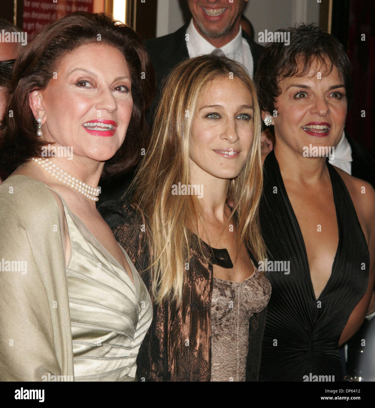 Oct 05, 2006; New York, NY, USA; Actresses KELLY BISHOP, SARAH JESSICA PARKER and PRISCILLA LOPEZ arrive for the opening night of 'A Chorus Line' held at the Gerald Schoenfeld Theatre. Mandatory Credit: Photo by Nancy Kaszerman/ZUMA Press. (©) Copyright 2006 by Nancy Kaszerman Stock Photo