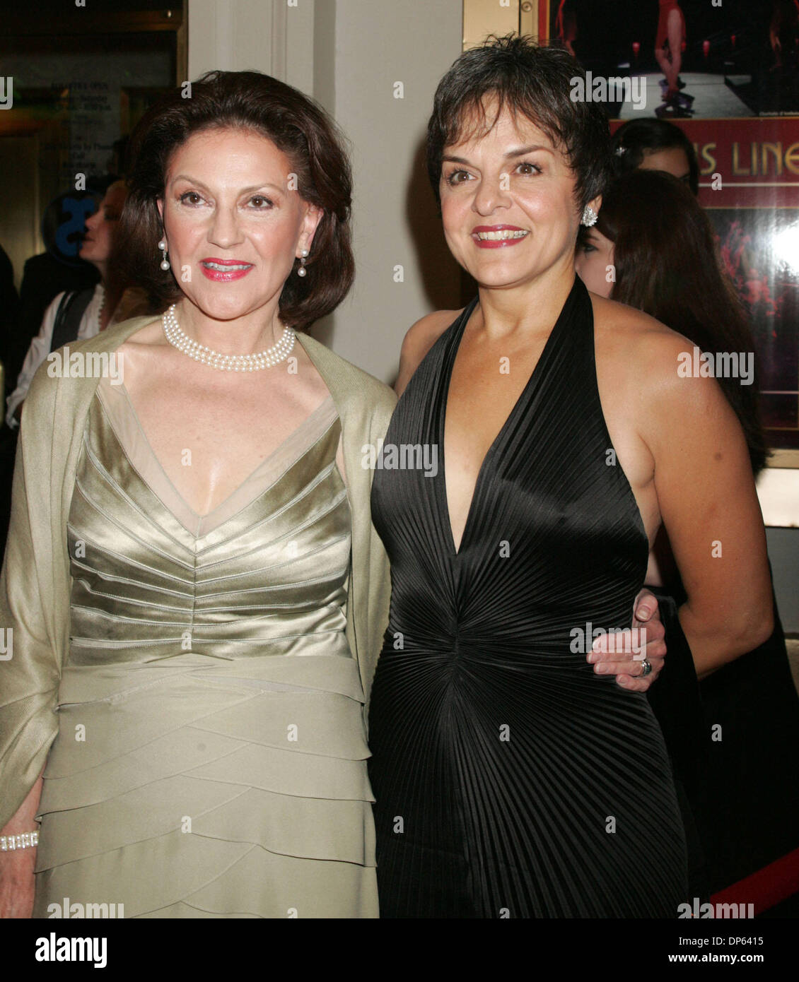 Oct 05, 2006; New York, NY, USA; Actresses KELLY BISHOP and PRISCILLA LOPEZ arrive for the opening night of 'A Chorus Line' held at the Gerald Schoenfeld Theatre. Mandatory Credit: Photo by Nancy Kaszerman/ZUMA Press. (©) Copyright 2006 by Nancy Kaszerman Stock Photo