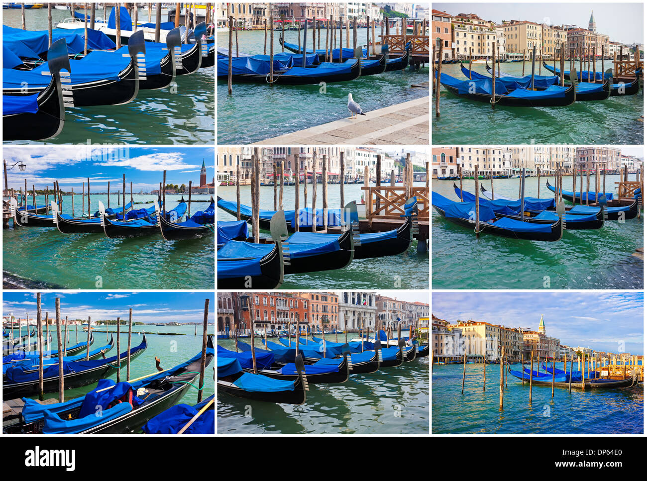 Gondolas in Venice Stock Photo - Alamy
