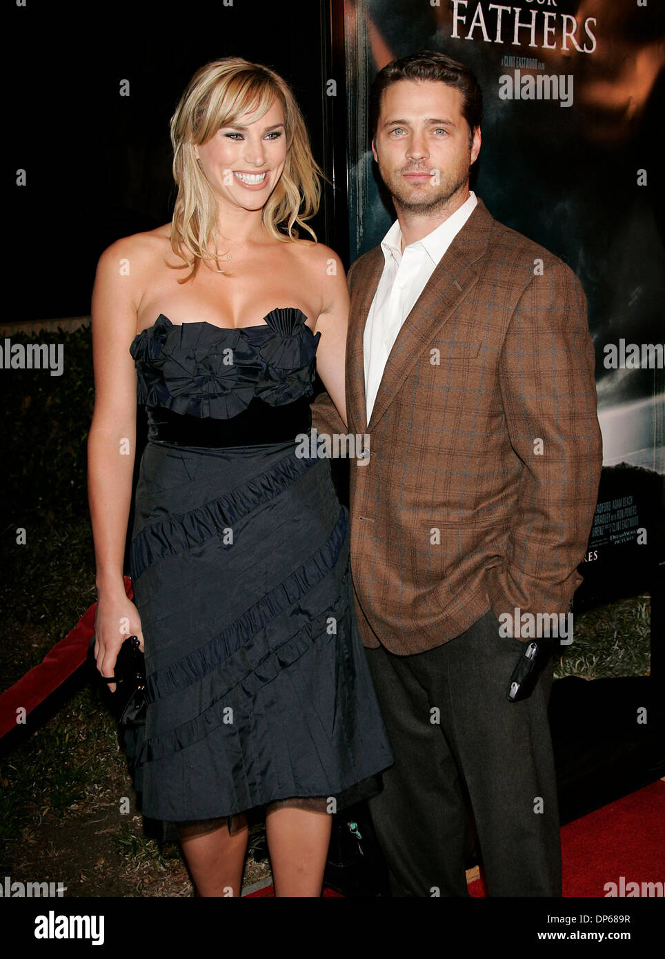 Oct 9, 2006; Beverly Hills, California, USA; Actor JASON PRIESTLEY & Wife NAOMI at the 'Flags Of Our Fathers' Los Angeles Premiere held at the Academy of Motion Pictures Theatre. Mandatory Credit: Photo by Lisa O'Connor/ZUMA Press. (©) Copyright 2006 by Lisa O'Connor Stock Photo