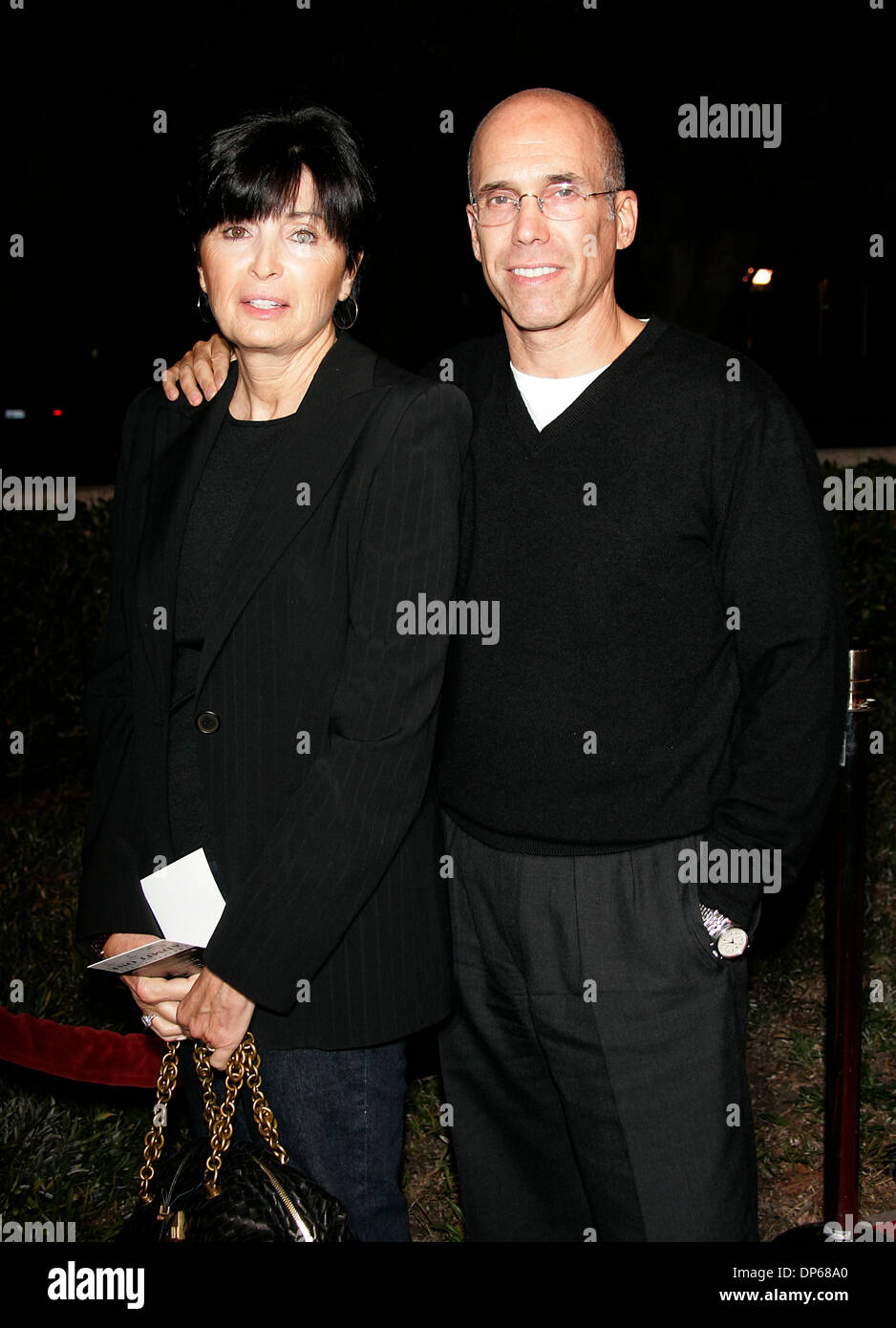 Oct 9, 2006; Beverly Hills, California, USA; Producer JEFFREY KATZENBERG & Wife MARILYN at the 'Flags Of Our Fathers' Los Angeles Premiere held at the Academy of Motion Pictures Theatre. Mandatory Credit: Photo by Lisa O'Connor/ZUMA Press. (©) Copyright 2006 by Lisa O'Connor Stock Photo