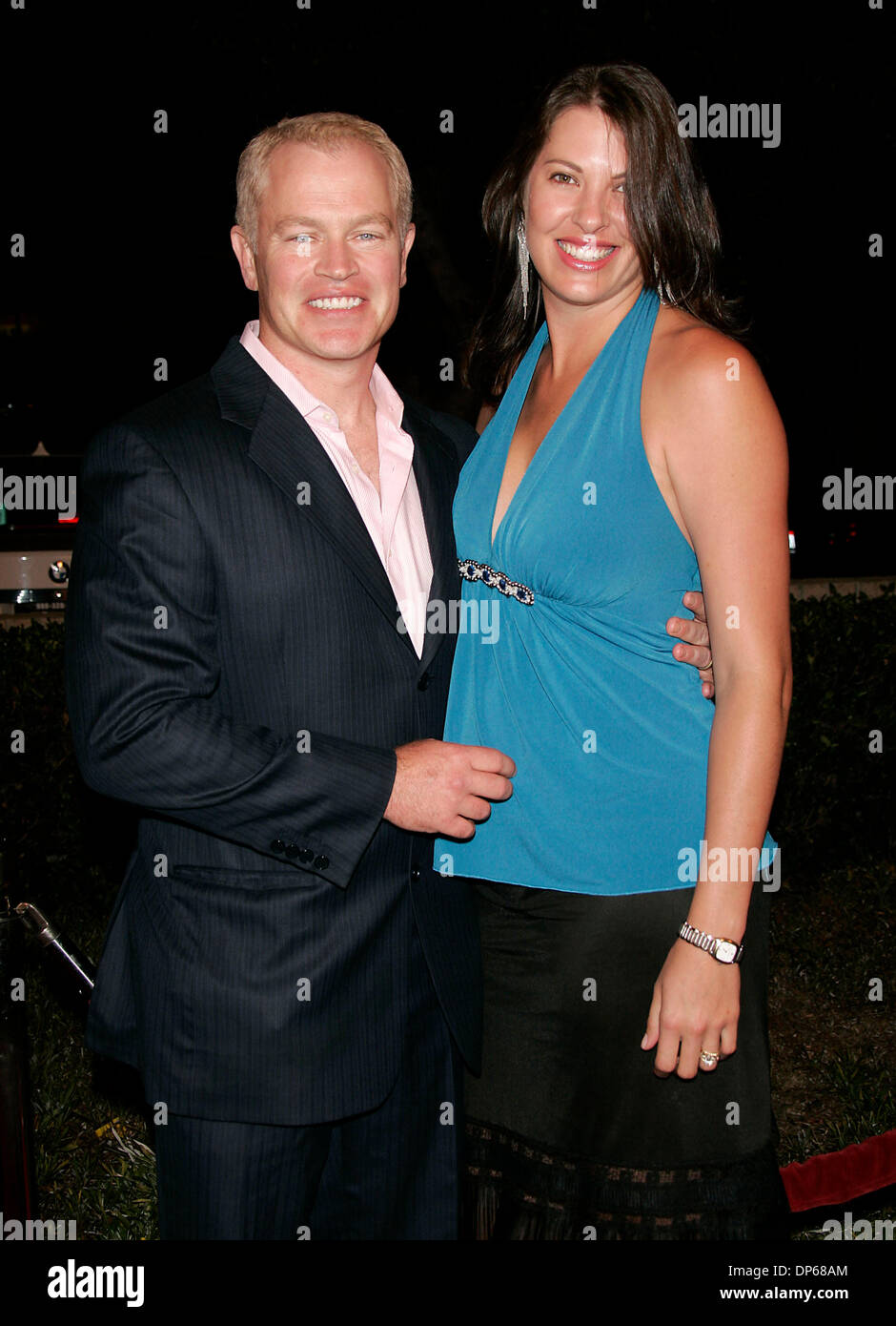 Oct 9, 2006; Beverly Hills, California, USA; Actor NEAL McDONOUGH & Wife RUVE at the 'Flags Of