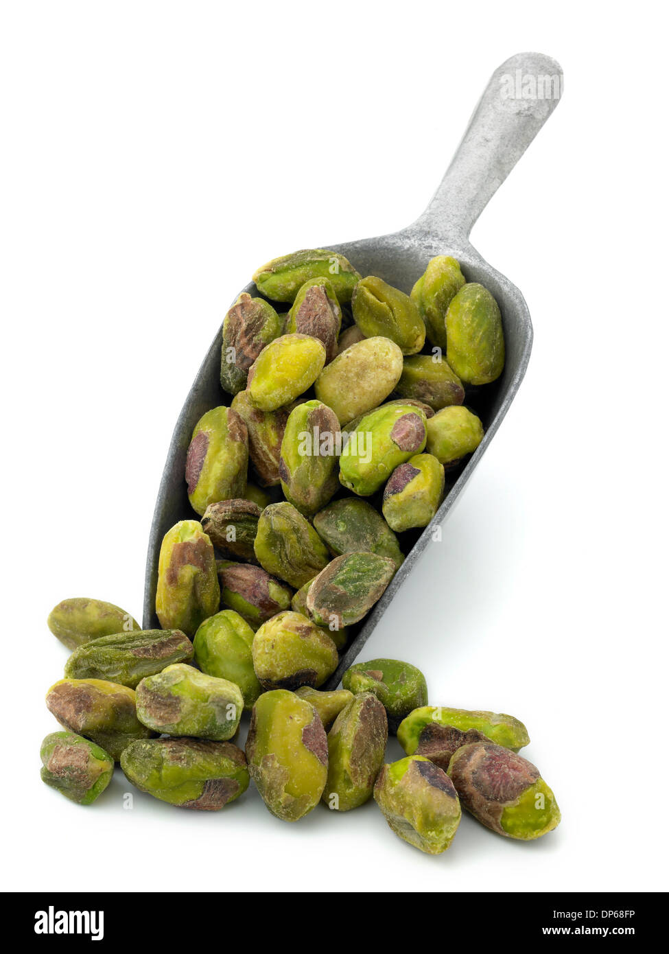 pistachio nuts in a scoopfoods Stock Photo