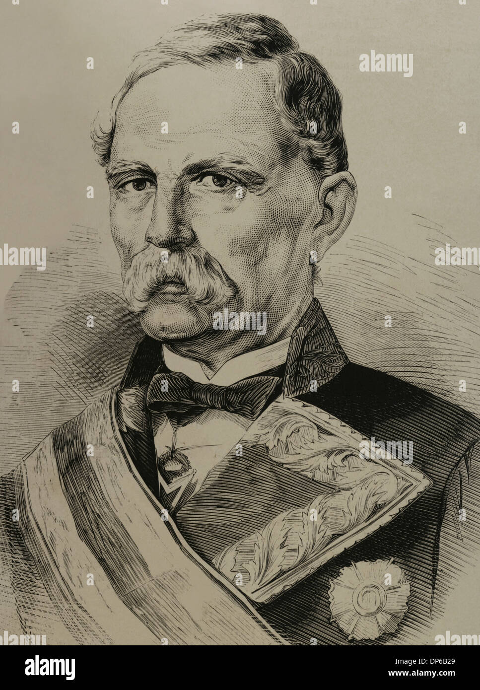 Manuel de La Serna Hernandez Pinzon (18041878). Spanish military Stock