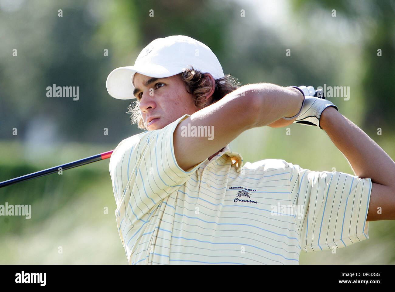 Oct 11, 2006; West Palm Beach, FL, USA; Cardinal Newman junior golfer