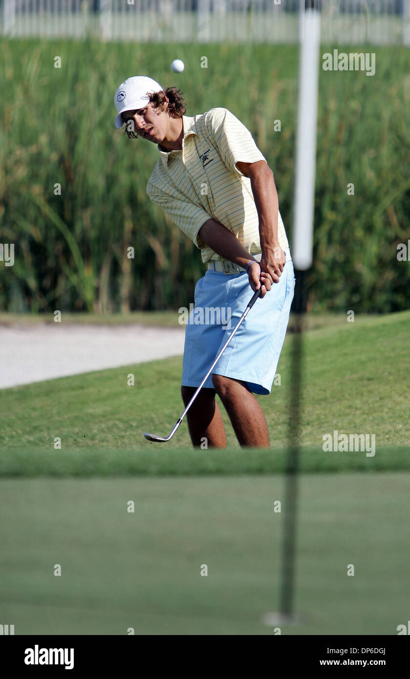 Oct 11, 2006; West Palm Beach, FL, USA; Cardinal Newman junior golfer