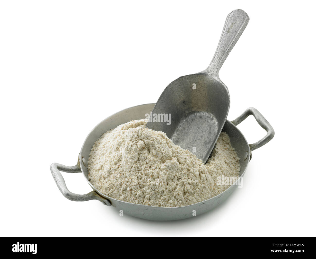 wholegrain spelt flour Stock Photo