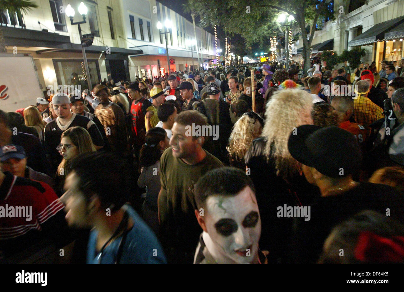 Oct 28, 2006; West Palm Beach, FL, USA; People celebrate dressed in