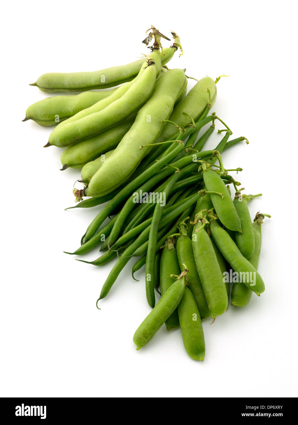 peas and  beans Stock Photo