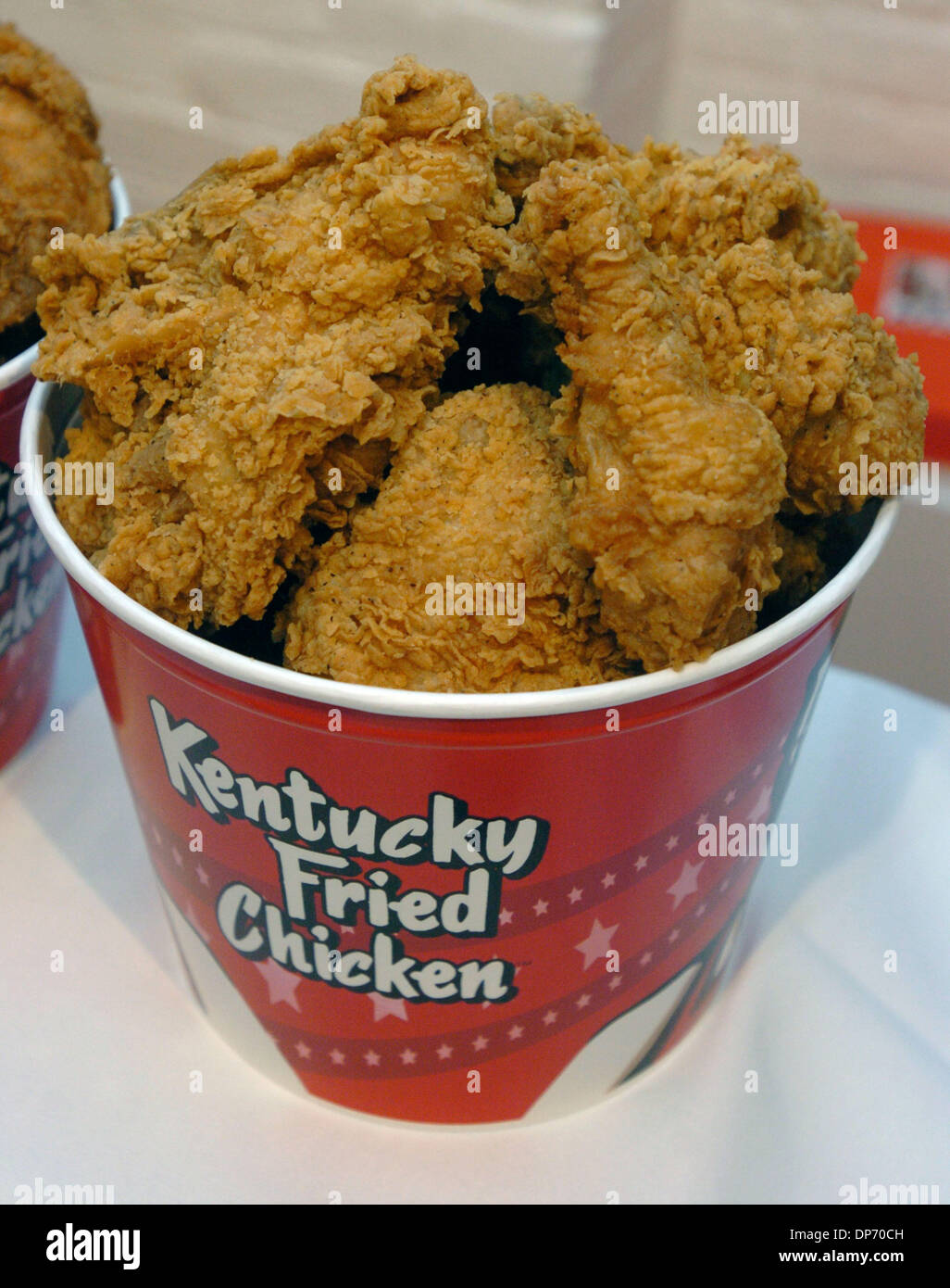 Oct 30, 2006; MANHATTAN, NY, USA; KFC Bucket of Chicken. Gregg Dedrick,  President of KFC Corporation announces in a press conference that Kentucky  Fried Chicken is converting all of its 5,500 restaurants