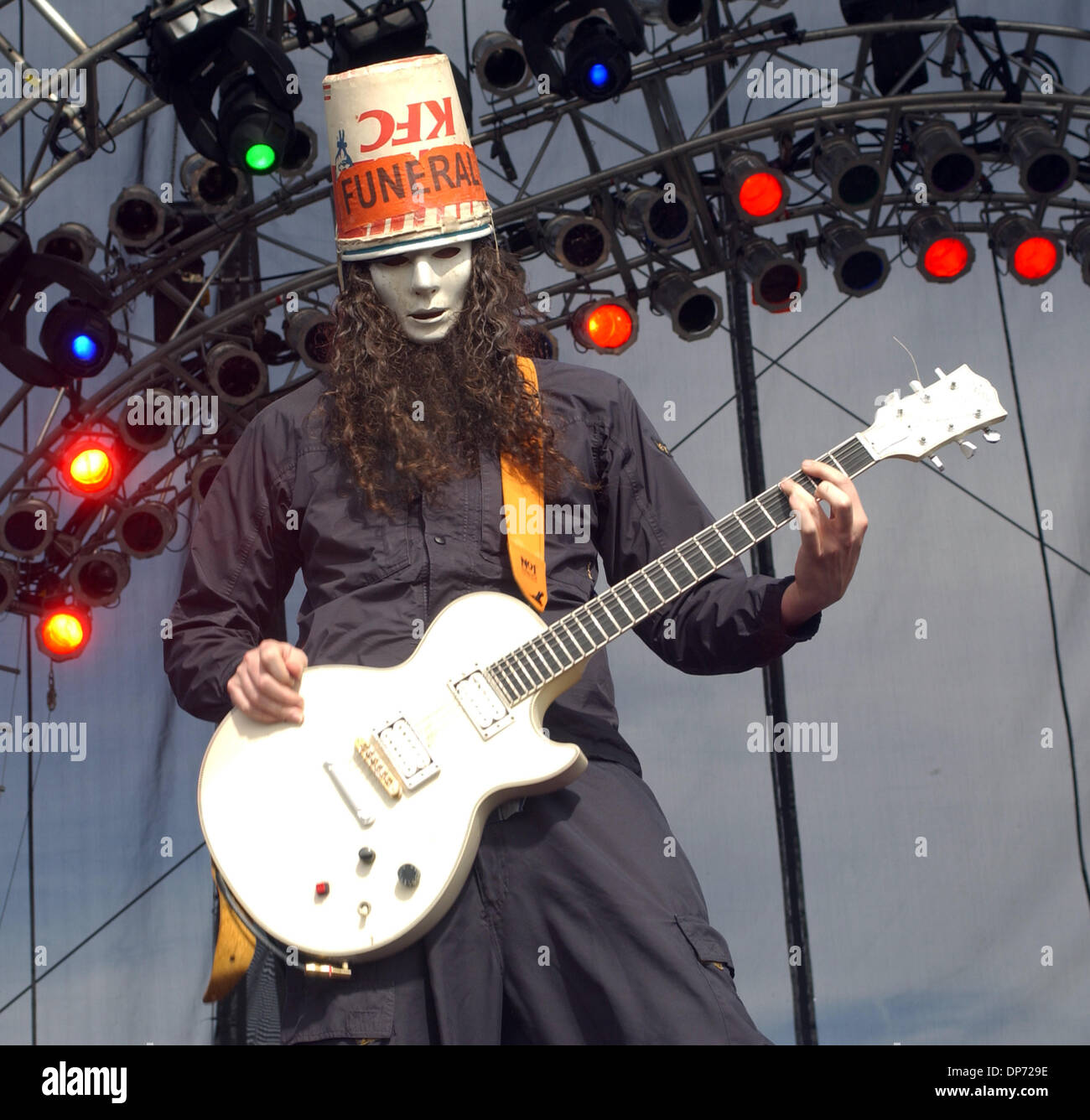 Oct 28, 2006; Las Vegas, NV, USA; Guitarist BUCKETHEAD of the band