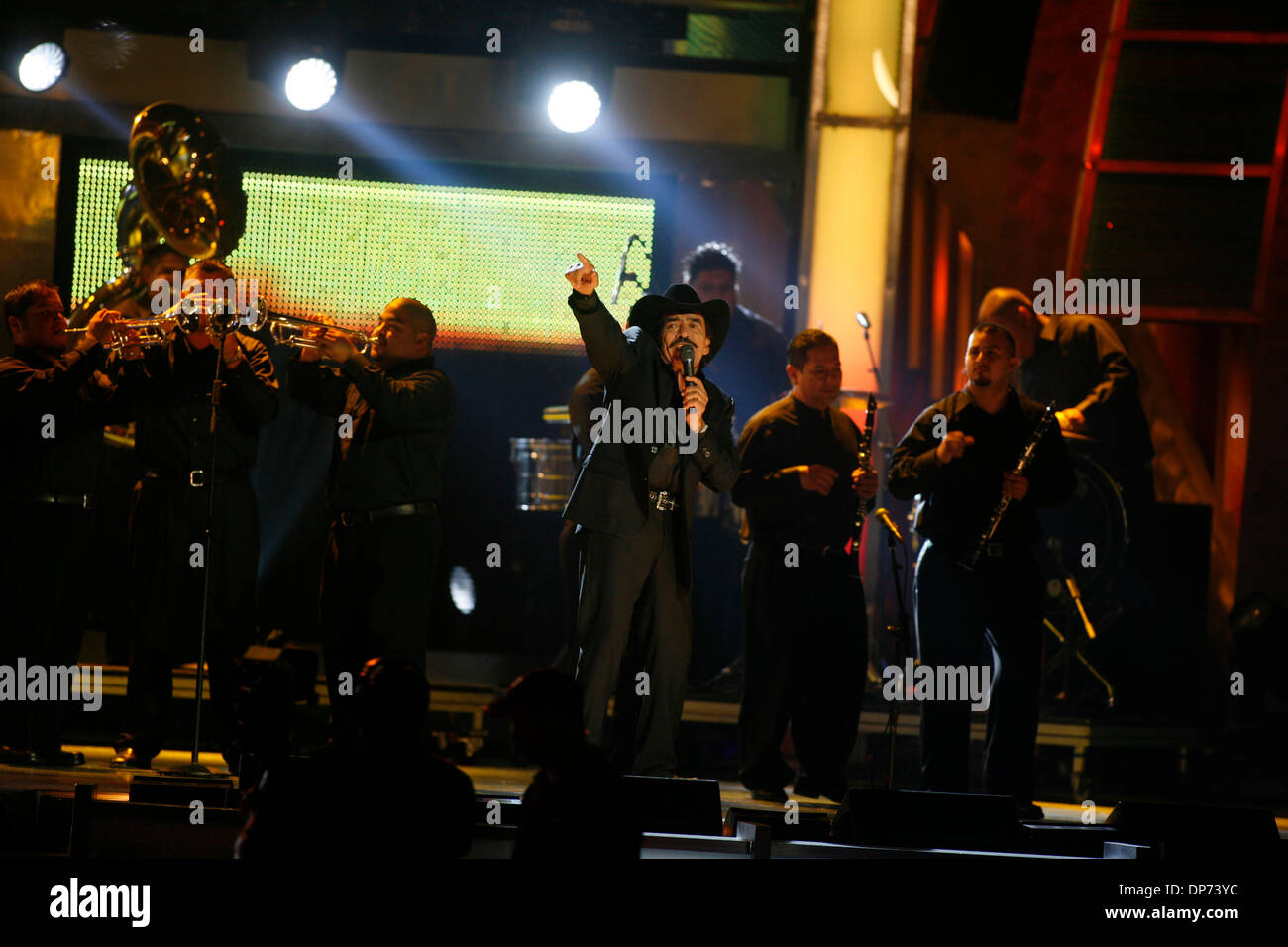 Nov 02, 2006; New York, NY, USA; JOAN SEBASTIAN performing during the 7th Annual Latin Grammy Awards held at Madison Square Garden. Mandatory Credit: Photo by Aviv Small/ZUMA Press. (©) Copyright 2006 by Aviv Small Stock Photo