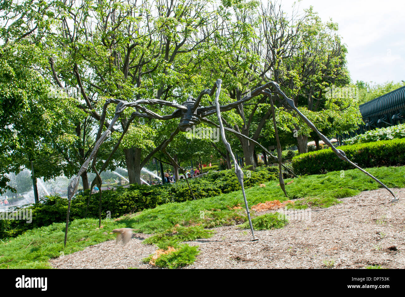 Spider by Louise Bourgeois, in the National Gallery of Art Sculpture Garden in Washington DC, USA Stock Photo