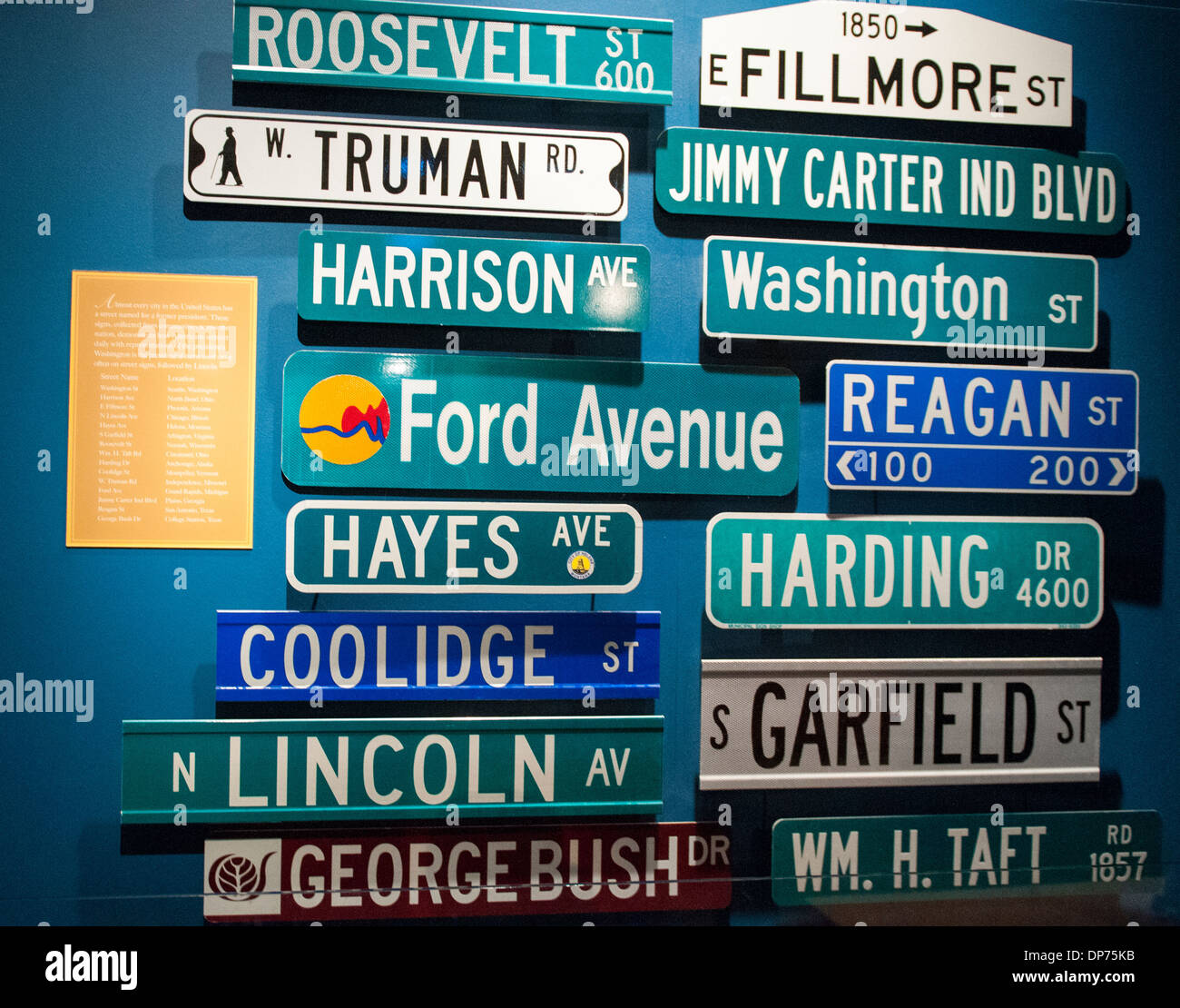 Usa presidents names hi-res stock photography and images - Alamy
