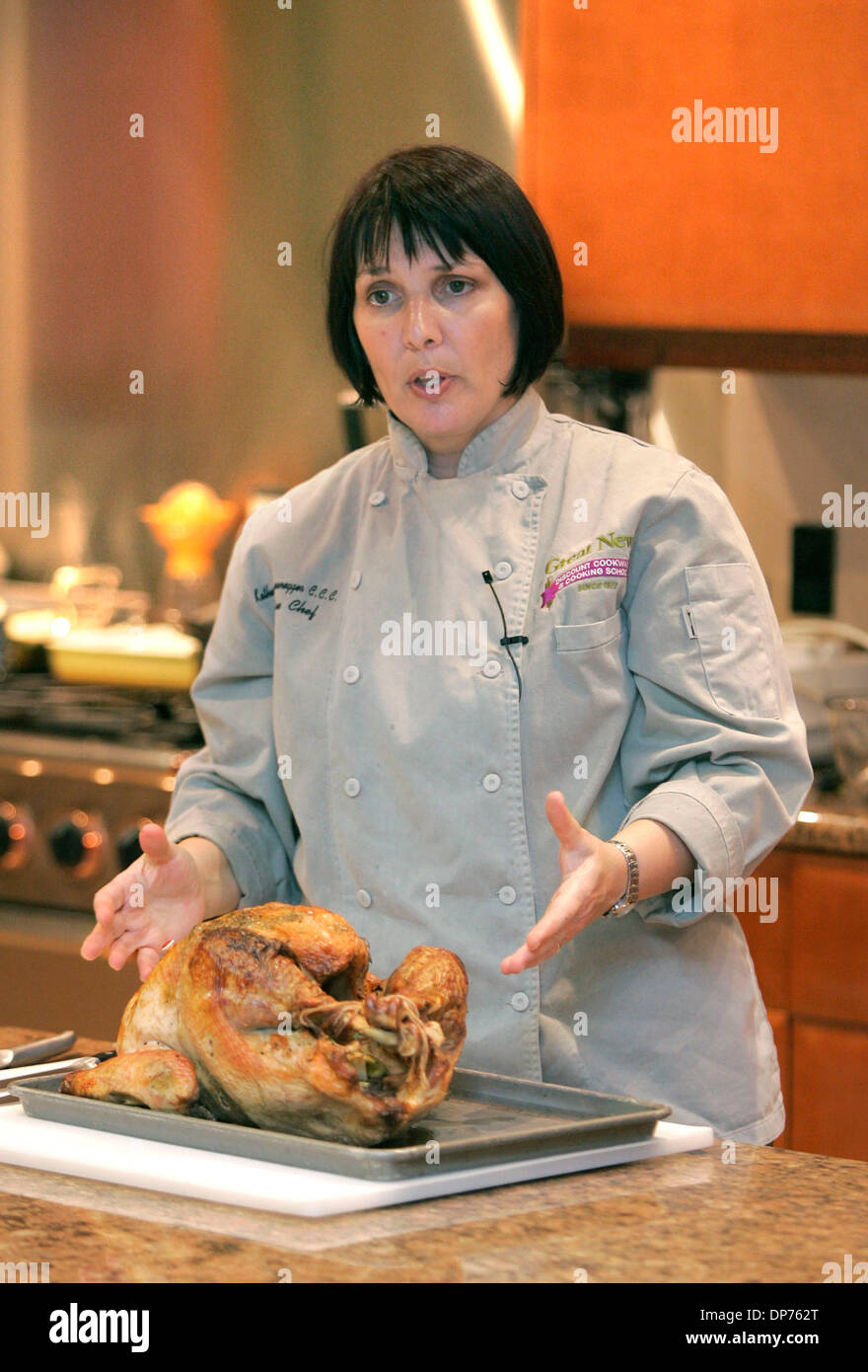 Oct 27, 2006; San Diego, CA, USA; Chef/instructor KATHERINE EMMENEGGER