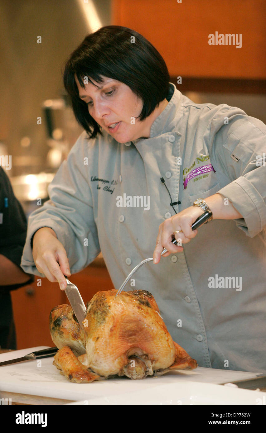 Oct 27, 2006; San Diego, CA, USA; Chef/instructor KATHERINE EMMENEGGER