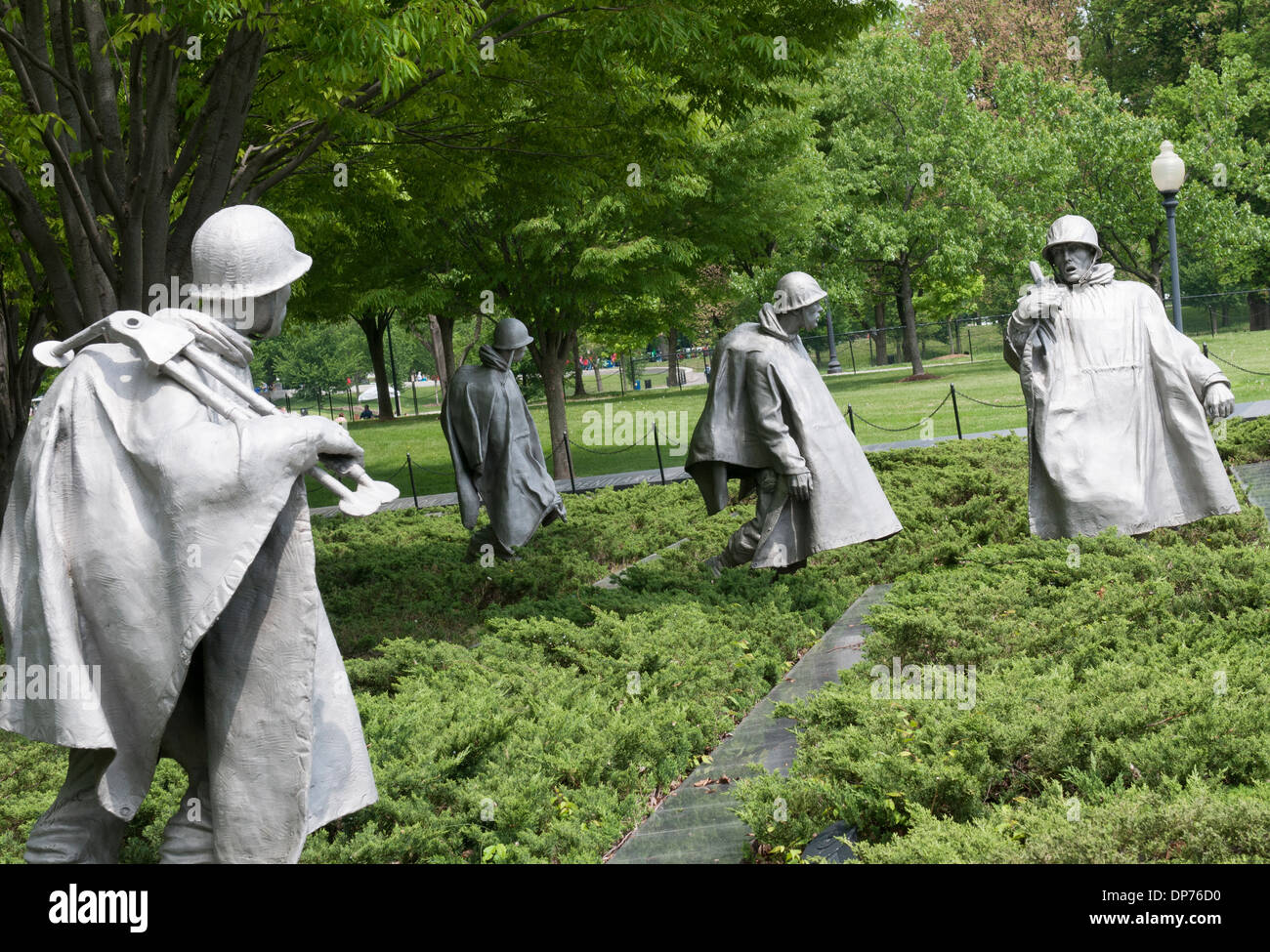 The Korean War Memorial in Washington DC, USA Stock Photo Alamy