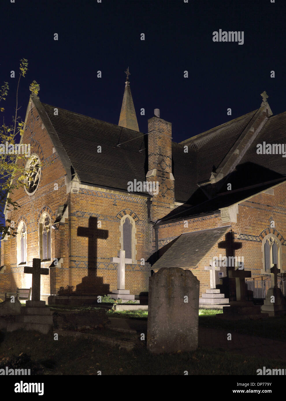 LED lighting on St John's church