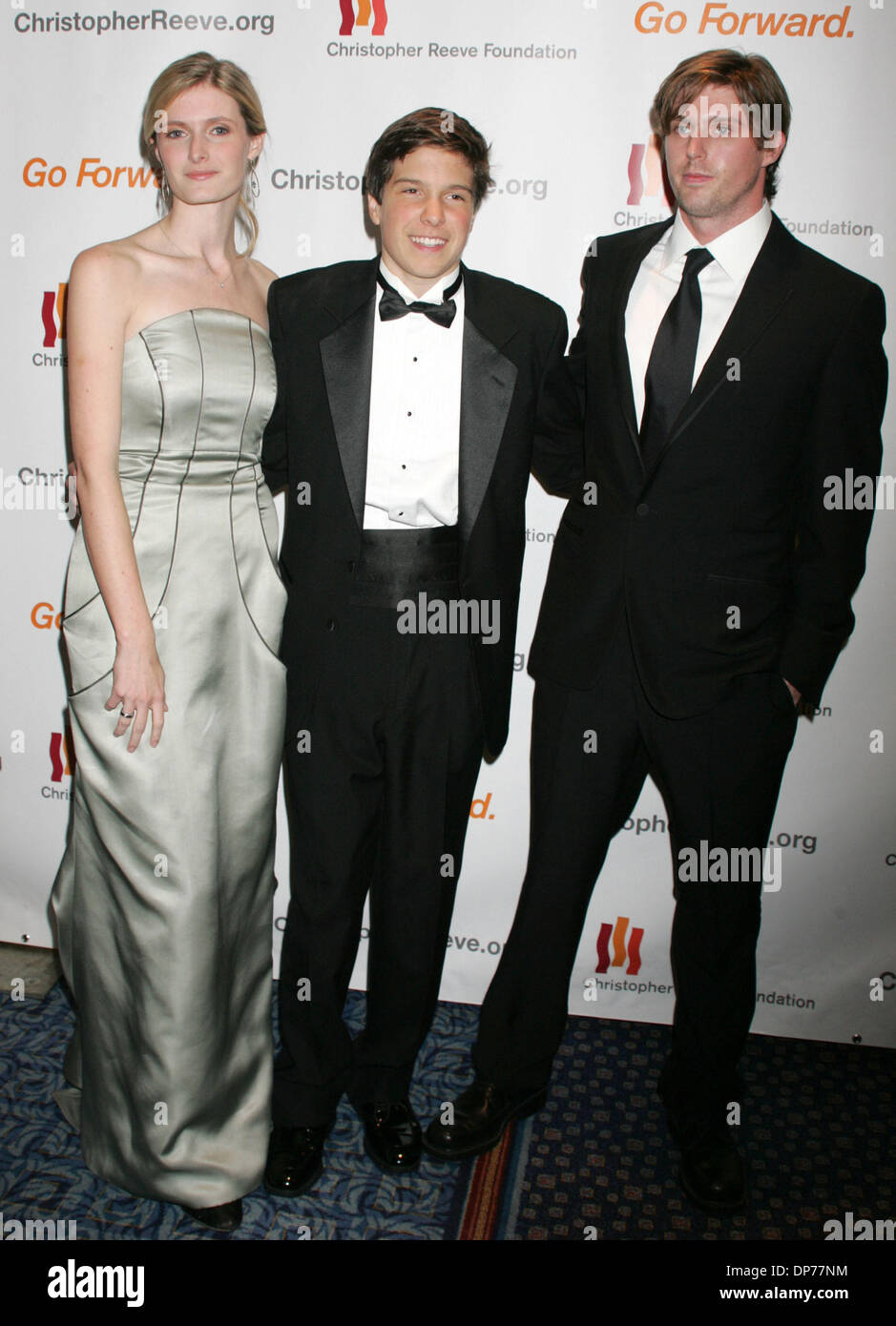 Luca Reeve Nov 06, 2006; New York, NY, USA; ALEXANDRA REEVE, WILL REEVE and ...