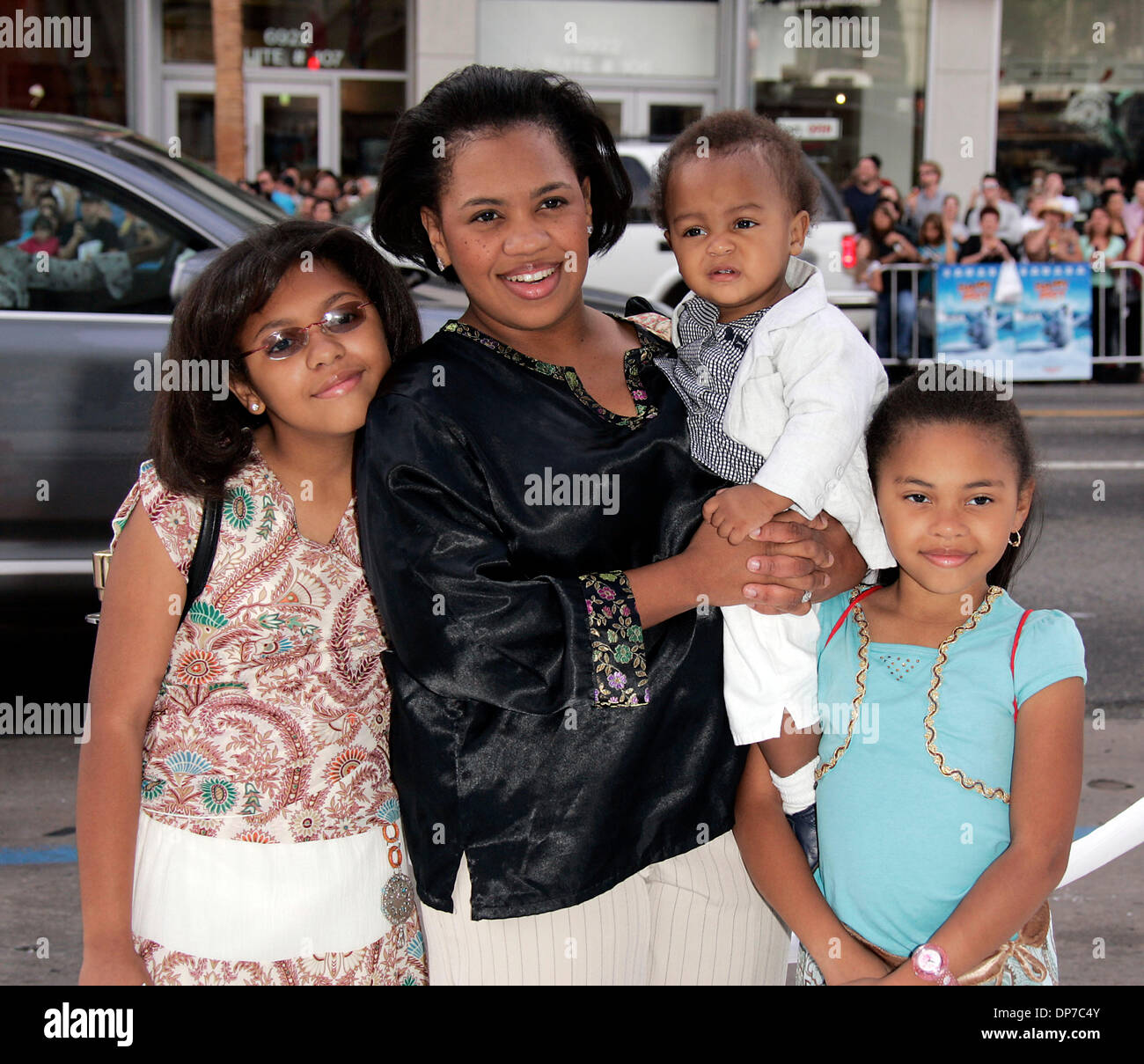 Nov 12, 2006; Hollywood, California, USA; Actress CHANDRA WILSON & KIDS at the 'Happy Feet' World Premiere held at Mann Chinese Theater. Mandatory Credit: Photo by Lisa O'Connor/ZUMA Press. (©) Copyright 2006 by Lisa O'Connor Stock Photo