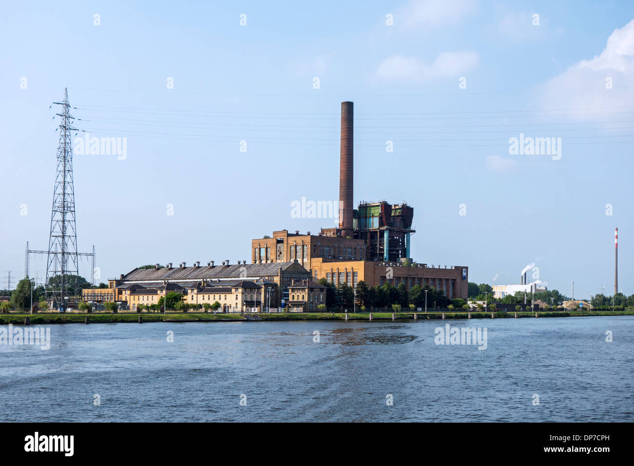 The Electrabel power station along the GhentTerneuzen Canal at