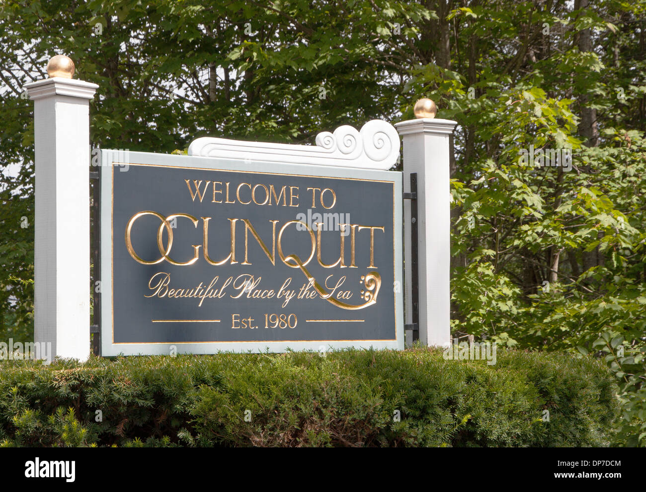 to Ogunquit Maine sign. In the Native American Abenaki Native