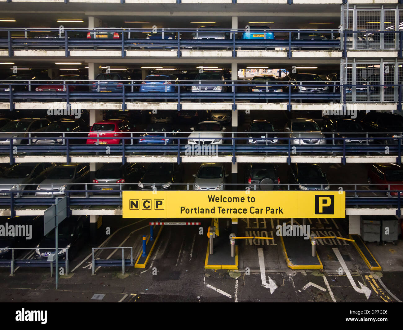 NCP Multistorey car park in Southampton city centre Stock Photo