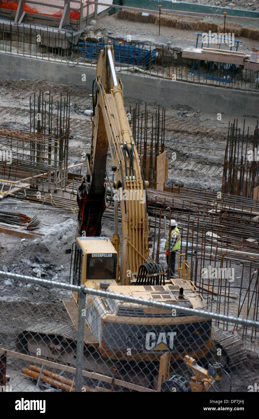 Nov 19, 2006; MANHATTAN, NEW YORK, USA; Construction on the rebuilding