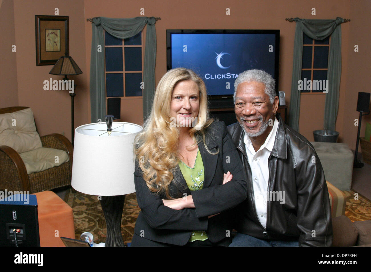 Nov 29, 2006; Santa Monica, CA, USA; Morgan Freeman and his business