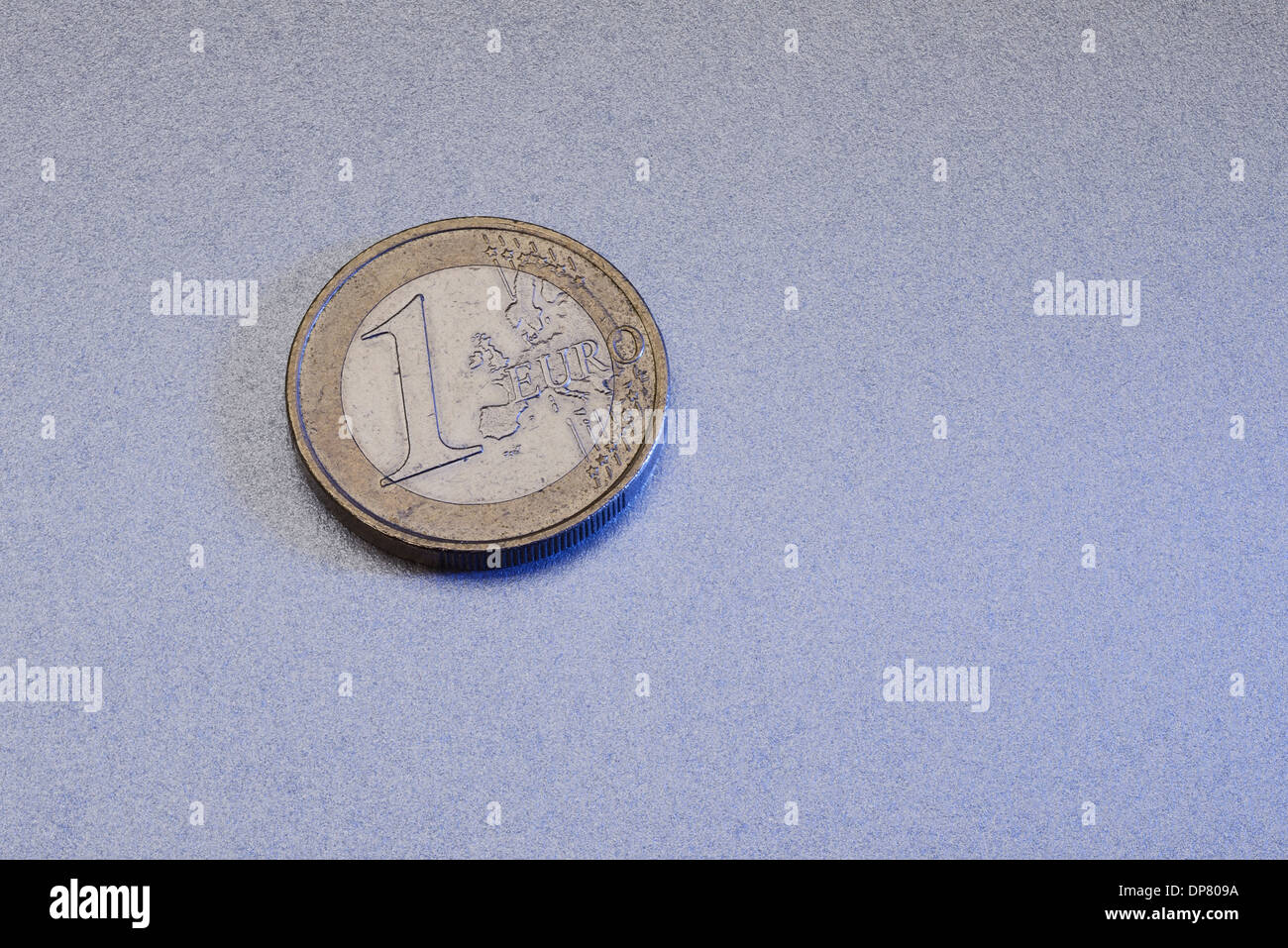 One Euro coin Stock Photo