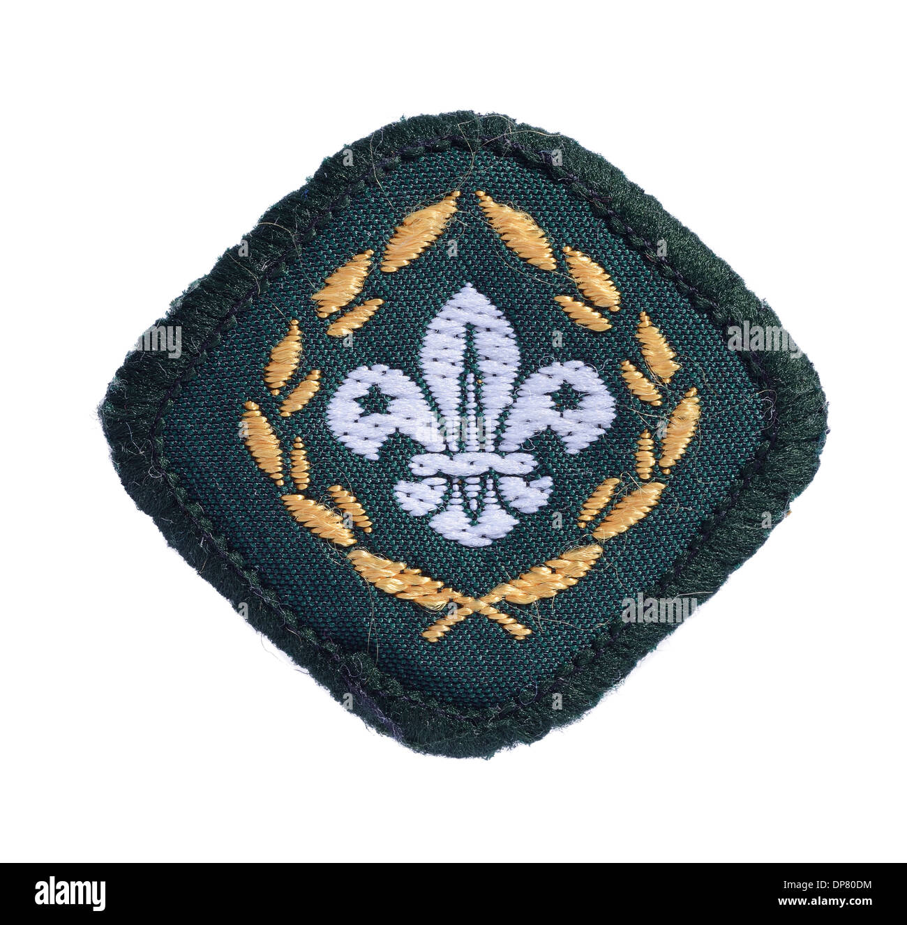 Green Scout badge Stock Photo