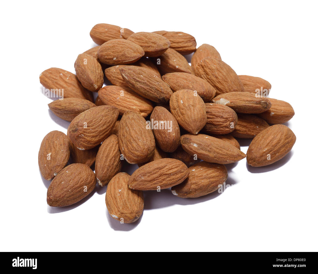 A small pile of almonds Stock Photo