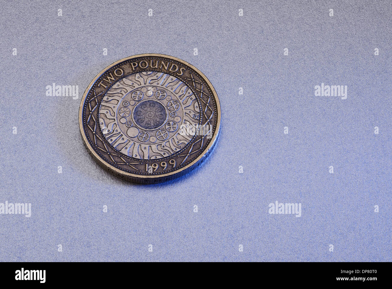 Two pound coin Stock Photo