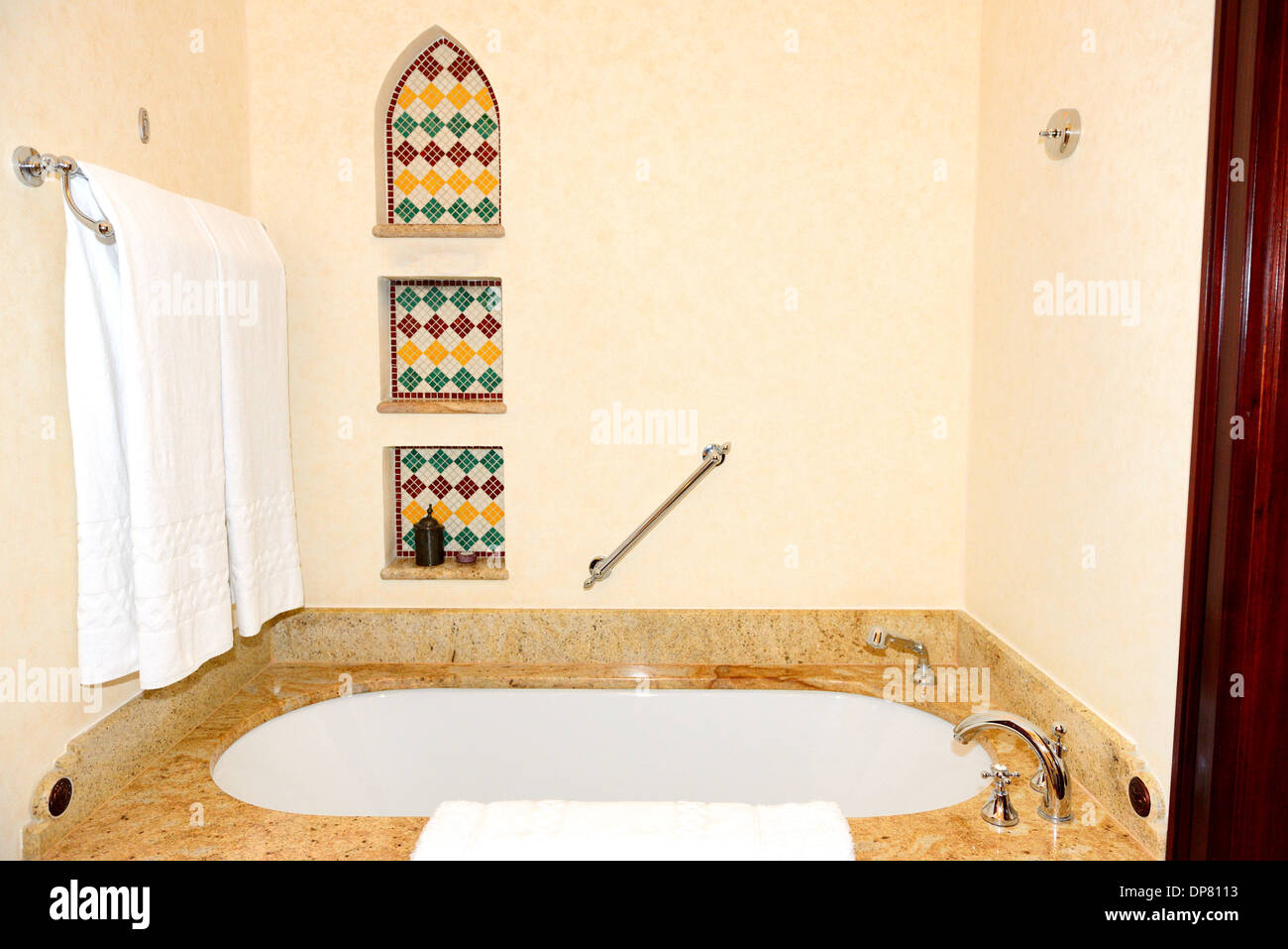Bathroom in the luxury hotel, Dubai, UAE Stock Photo Alamy