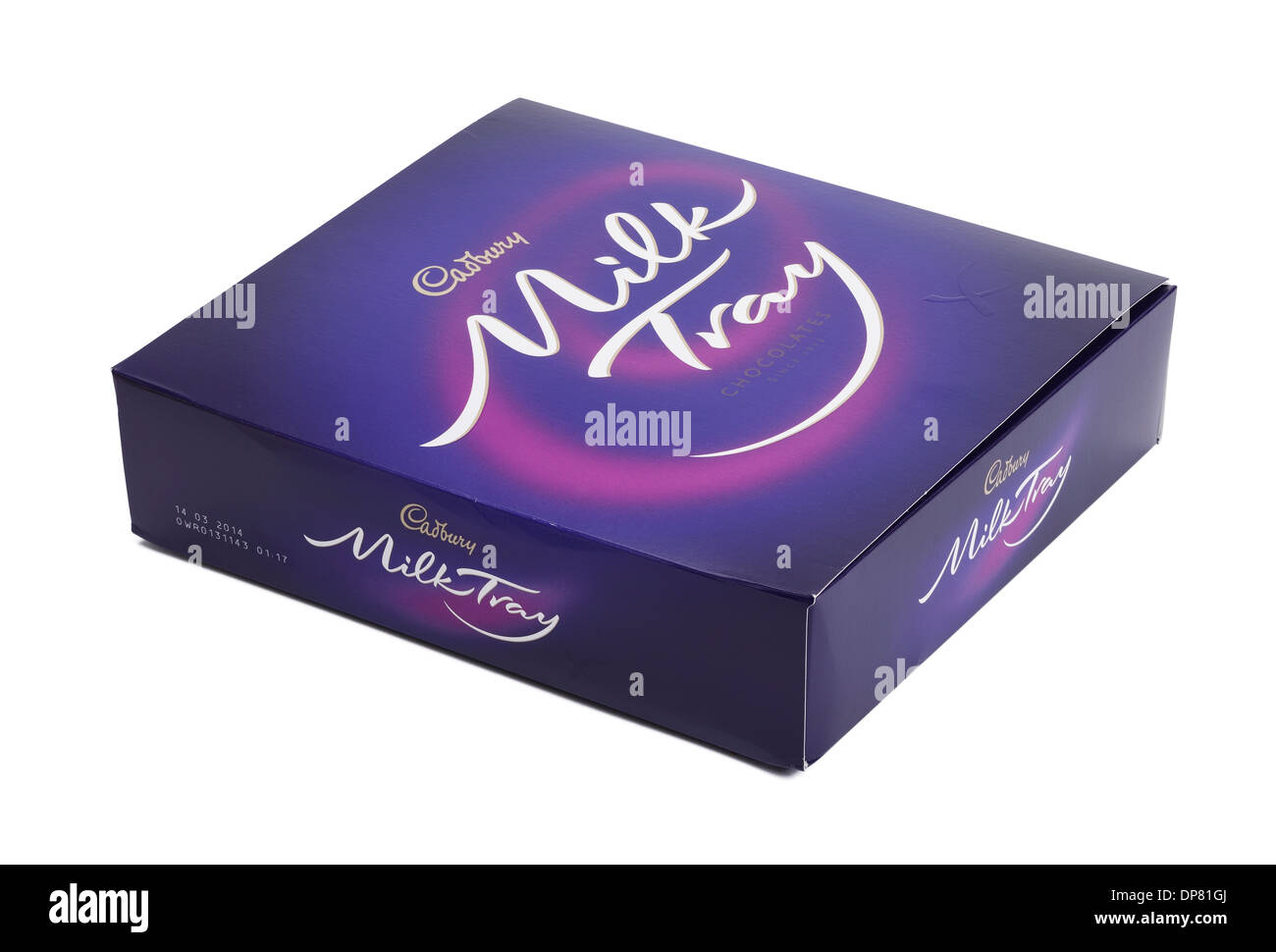 Box of Cadbury Milk Tray chocolates Stock Photo
