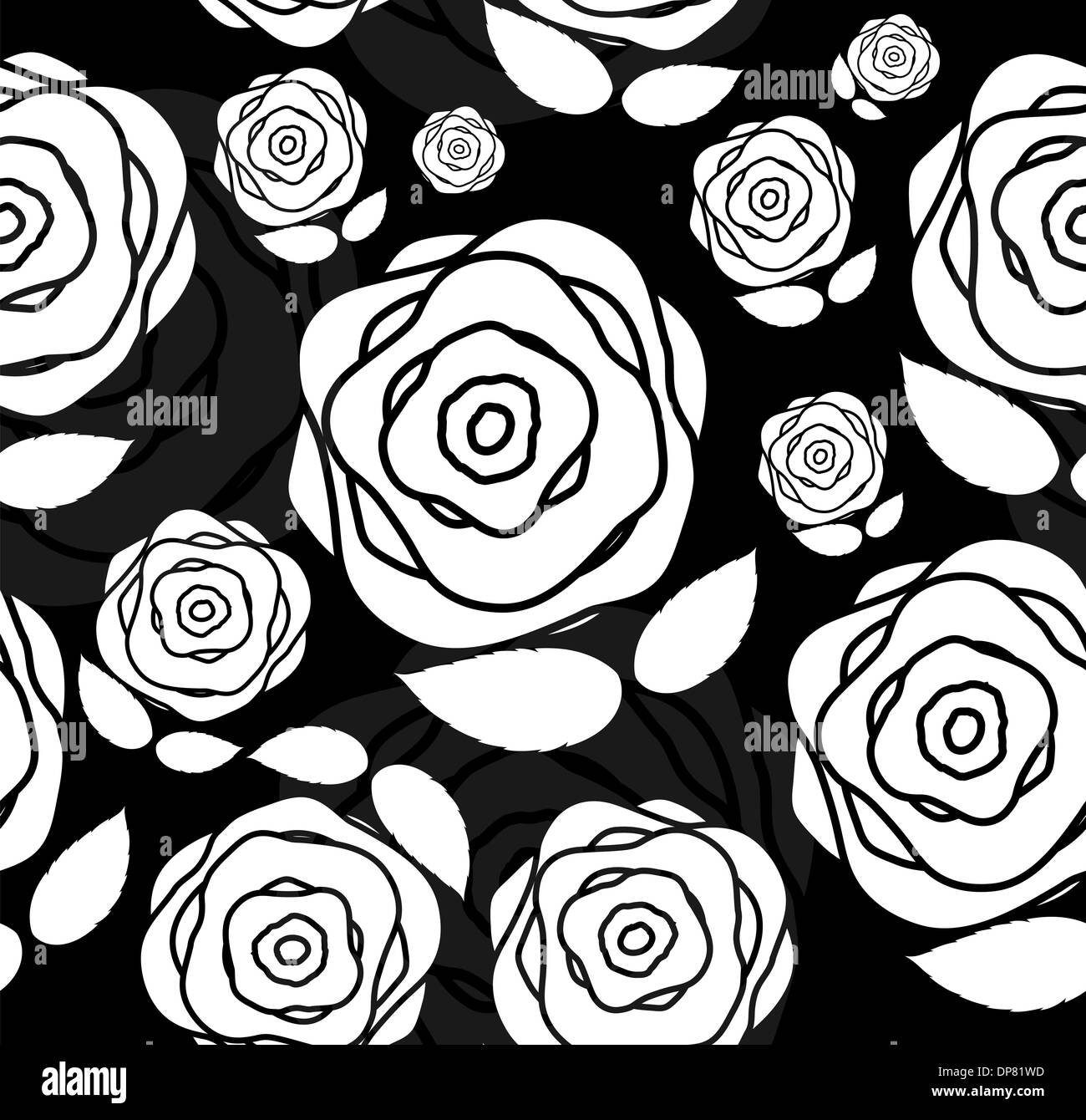 Floral Seamless Pattern Background for Wedding and Birthday. Vec Stock ...