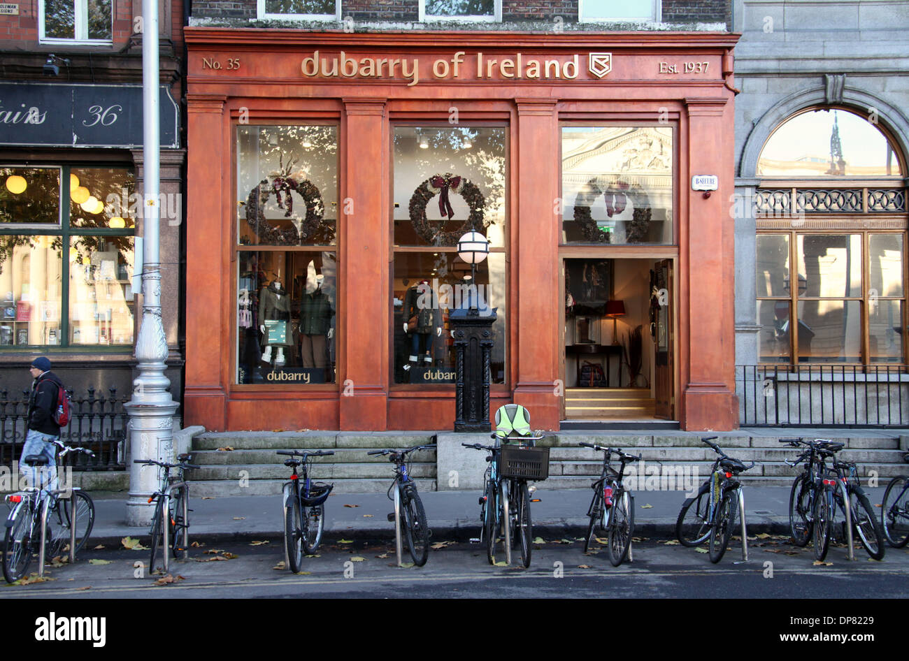 Flagship Dubarry Store in Dublin Stock Photo