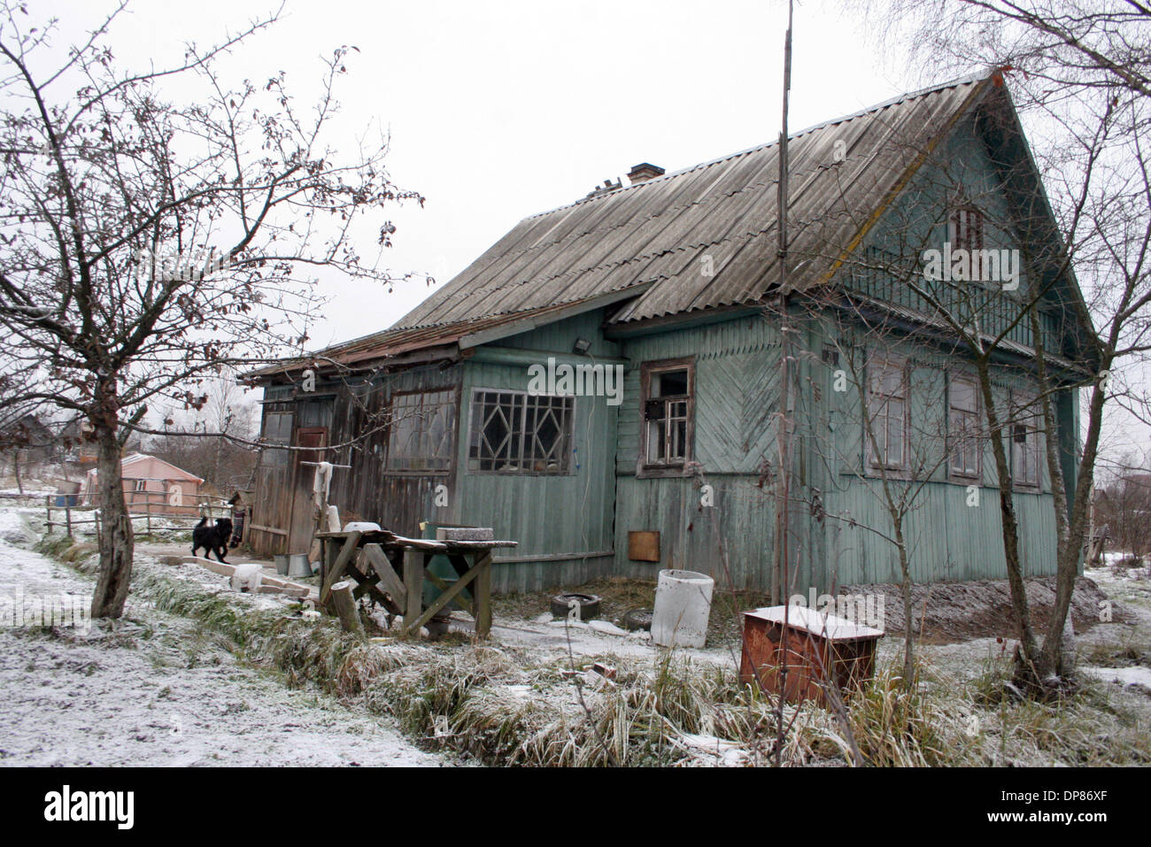 Sep 28, 2006 - Tosno, Russia - Country house (Dacha) that belonged to the parents of Russian president Vladimir Putin. The Dacha is located in Tosno area of Leningrad region. (Credit Image: © PhotoXpress/ZUMA Press) Stock Photo