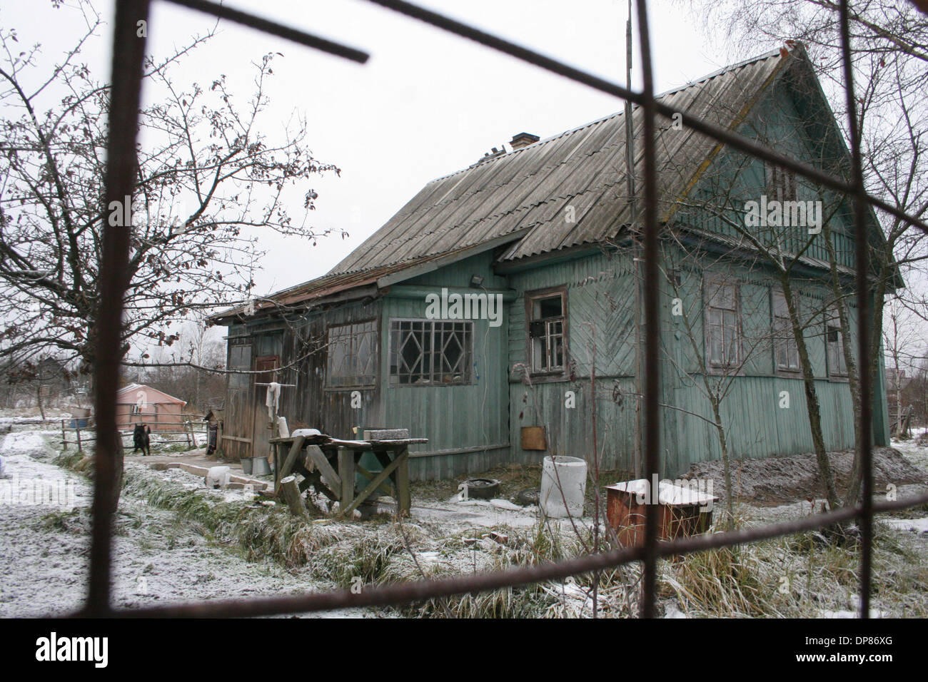 Sep 28, 2006 - Tosno, Russia - Country house (Dacha) that belonged to the parents of Russian president Vladimir Putin. The Dacha is located in Tosno area of Leningrad region. (Credit Image: © PhotoXpress/ZUMA Press) Stock Photo