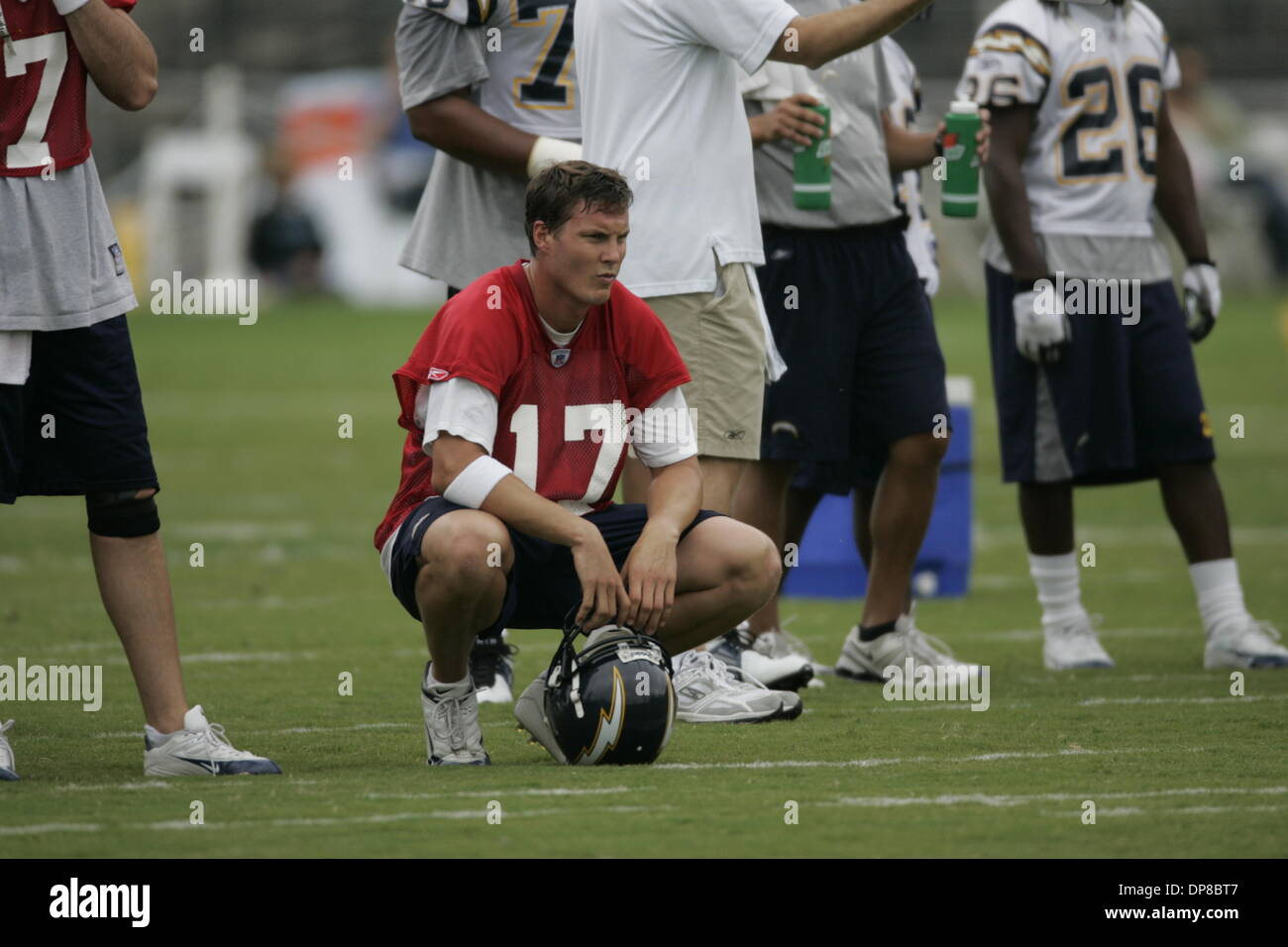 (Published 7/24/2006, C-1) chargers QB philip rivers Stock Photo