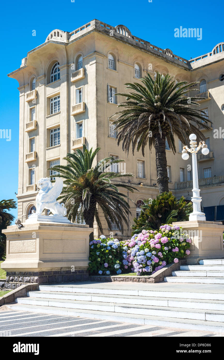 Hotel Argentino, Piriapolis, tourist town in the Uruguay Coast Stock Photo