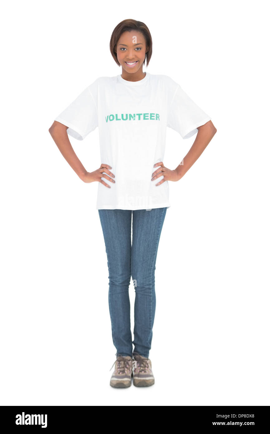 Woman white tshirt jeans hi-res stock photography and images - Alamy