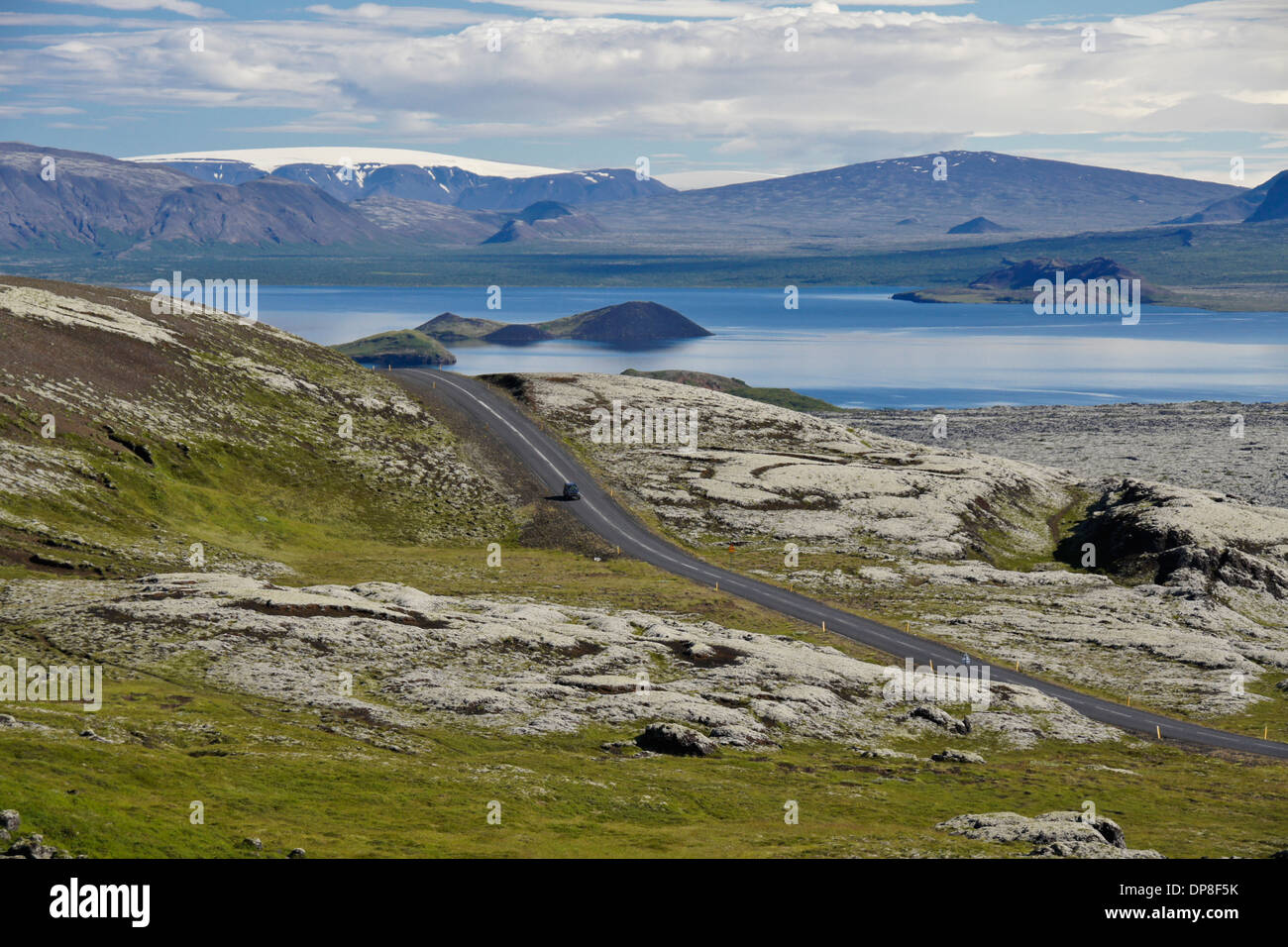 Lake Thingvallavatn (Pingvallavatn), Iceland Stock Photo