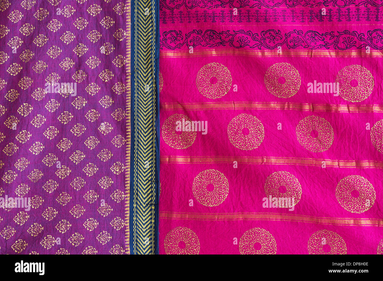 Pink Indian Sari Pattern High Resolution Stock Photography and Images -  Alamy