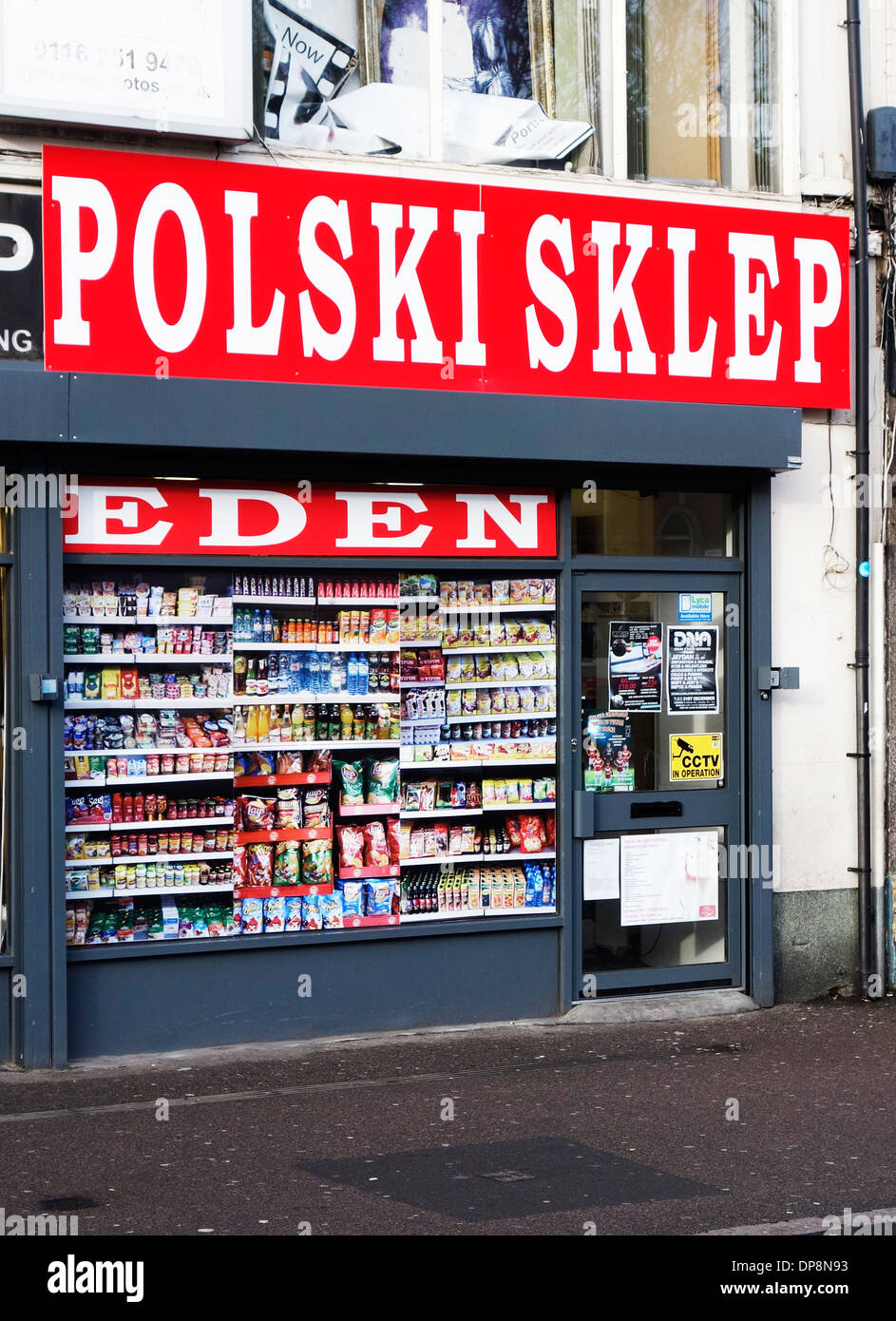 A Polish grocery shop in Leicester, UK Stock Photo Alamy