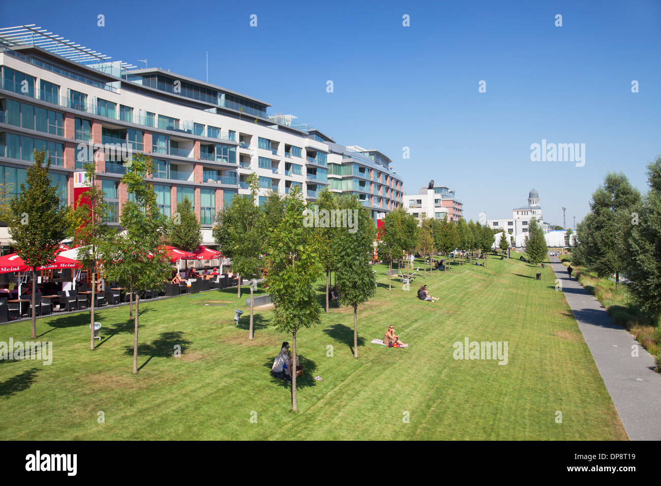 Residential apartments of Eurovea complex, Bratislava, Slovakia Stock Photo Alamy