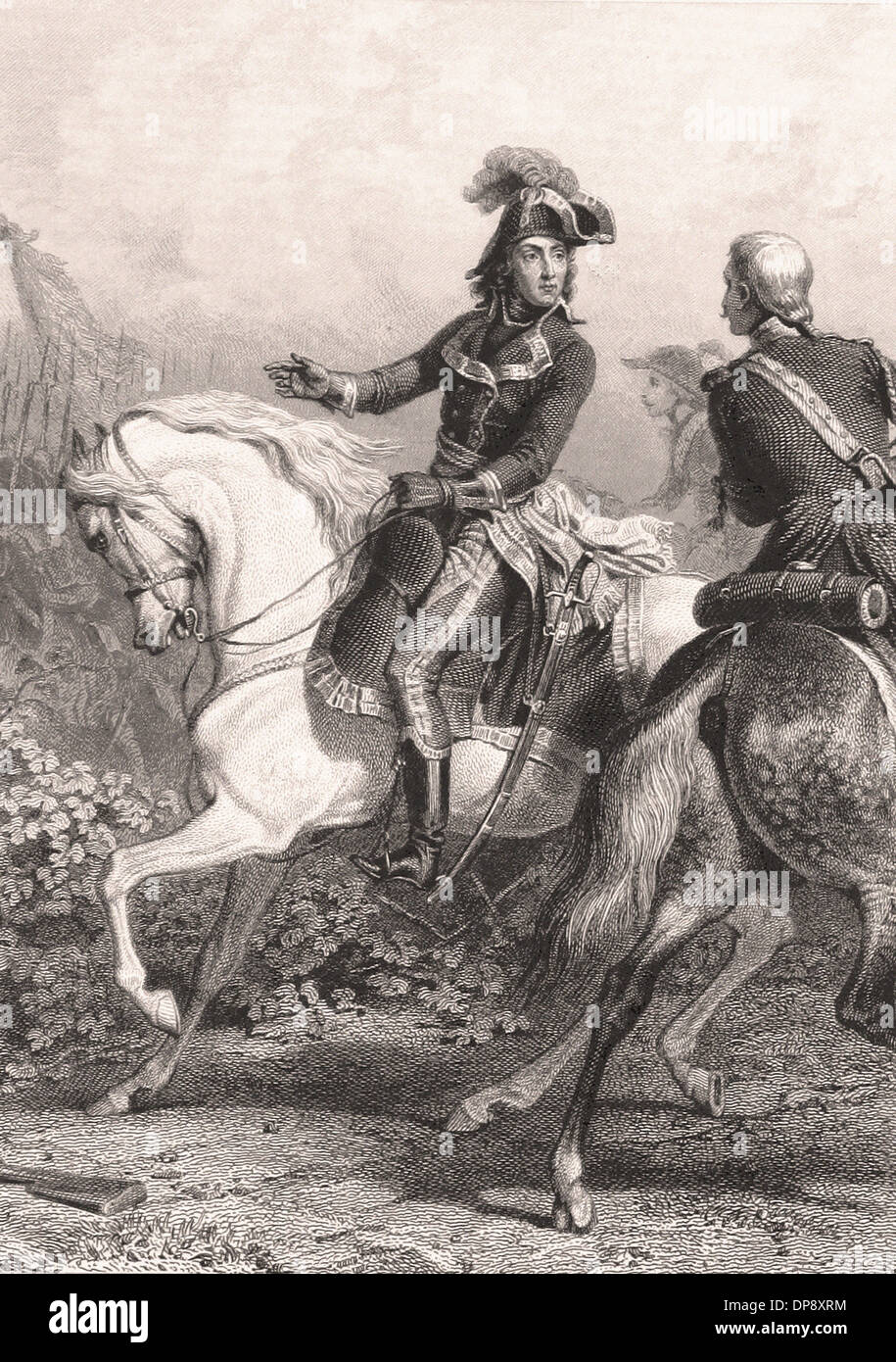 Louis Charles Antoine Desaix French Engraving XIX th Century Stock