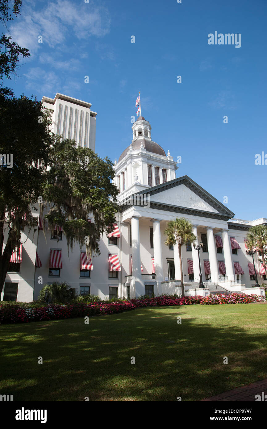 Historic Capitol buildings  Tallahassee Florida USA Stock Photo