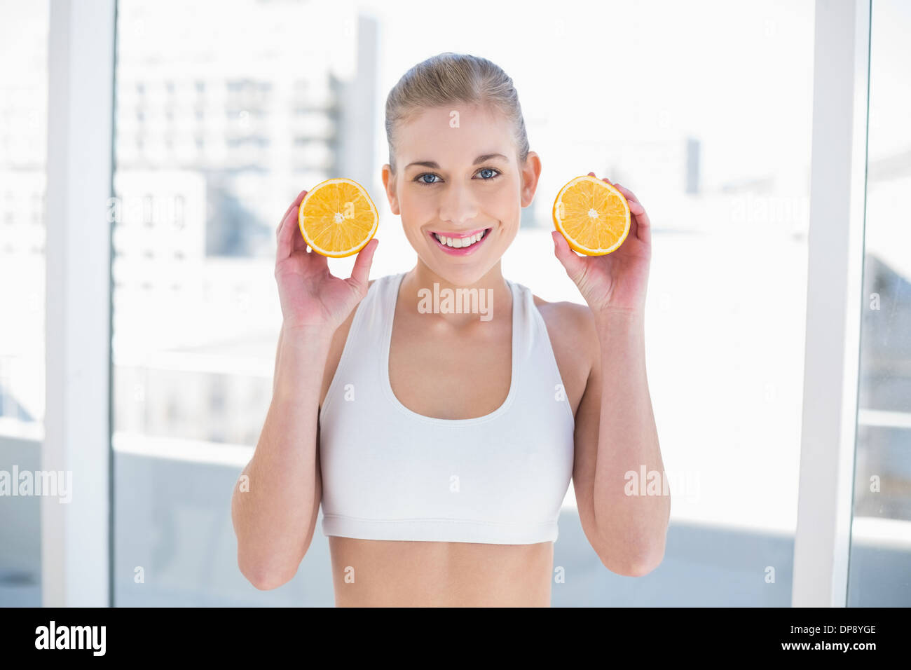 Attractive blonde model hi-res stock photography and images - Alamy